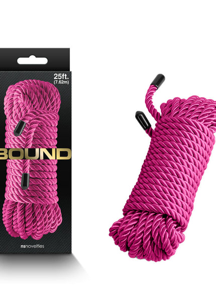 Bound Rope - Pink - Pink Bondage Rope - 7.6 metre length
