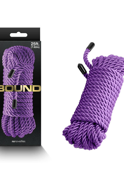 Bound Rope - Purple - Purple Bondage Rope - 7.6 metre length