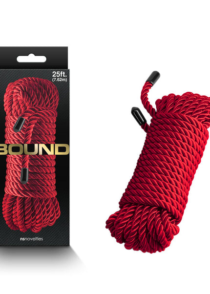 Bound Rope - Red - Red Bondage Rope - 7.6 metre length