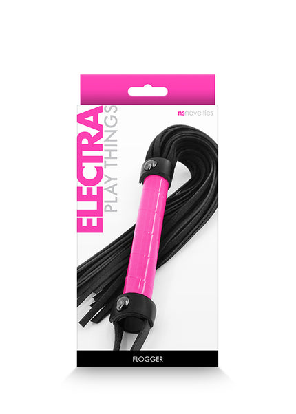 Electra Flogger - Pink - Pink Flogger Whip