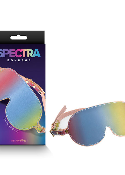 Spectra Bondage Blindfold - Rainbow - Rainbow Eye Restraint