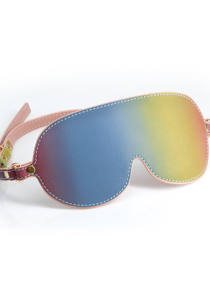 Spectra Bondage Blindfold - Rainbow - Rainbow Eye Restraint