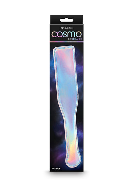 Cosmo Bondage Paddle - Rainbow - Metallic Rainbow Paddle