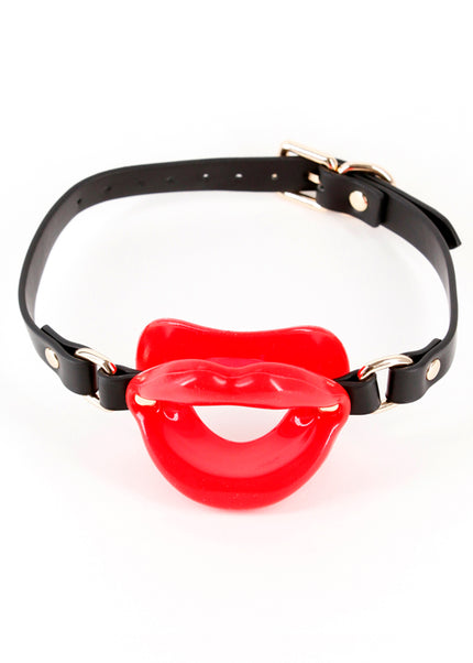 Fetish & Fashion - Kourtney - Red Lips Open Mouth Restraint