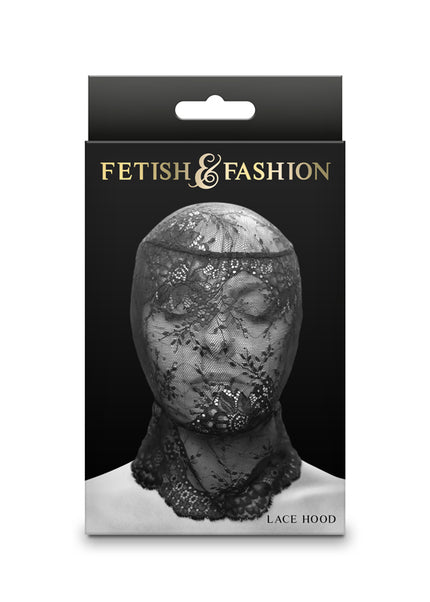 Fetish & Fashion - Lace Hood - Black - Black Hood