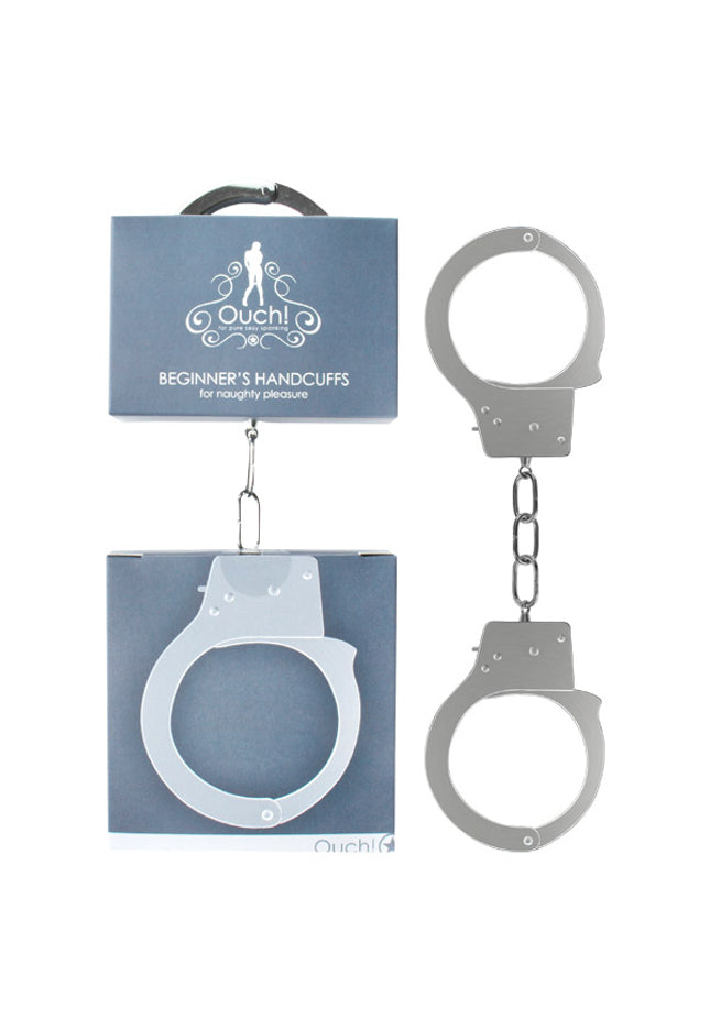 Ouch Beginner's Handcuffs - Metal Restraints