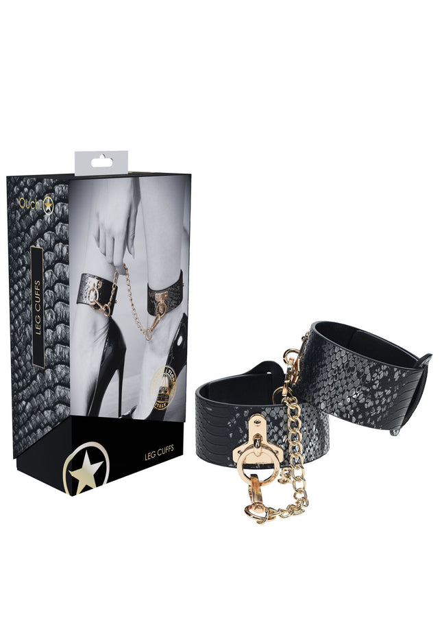 OUCH! Florence Collection - Leg Cuffs - Black Restraints