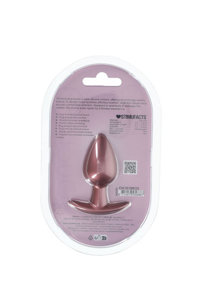OUCH! Anal Plug - Medium - Rose Gold - Rose Gold 7.9 cm Medium Butt Plug