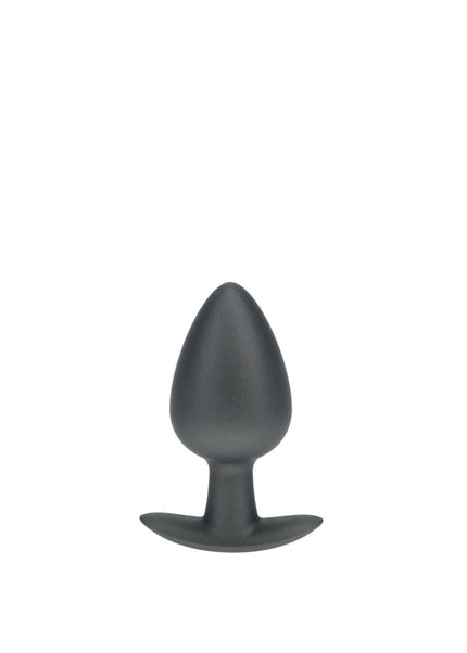 OUCH! Anal Plug - Large - Gun Metal - Gun Metal Grey 8.9 cm Large Butt Plug