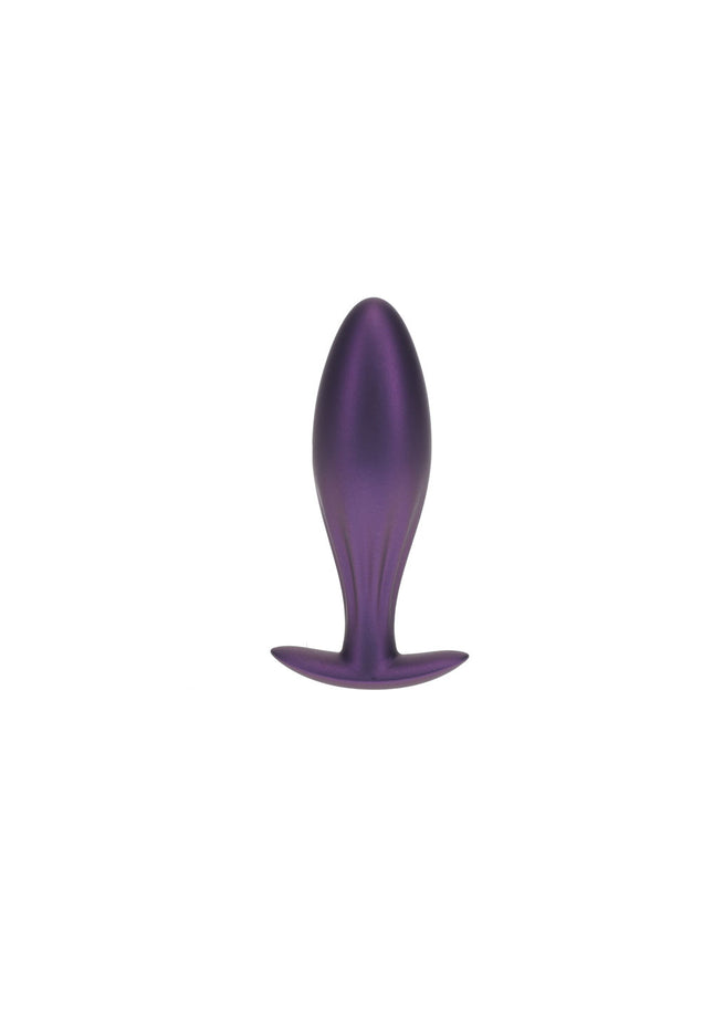 OUCH! Oval Anal Plug - Metallic Purple - Metallic Purple 11.7 cm Butt Plug