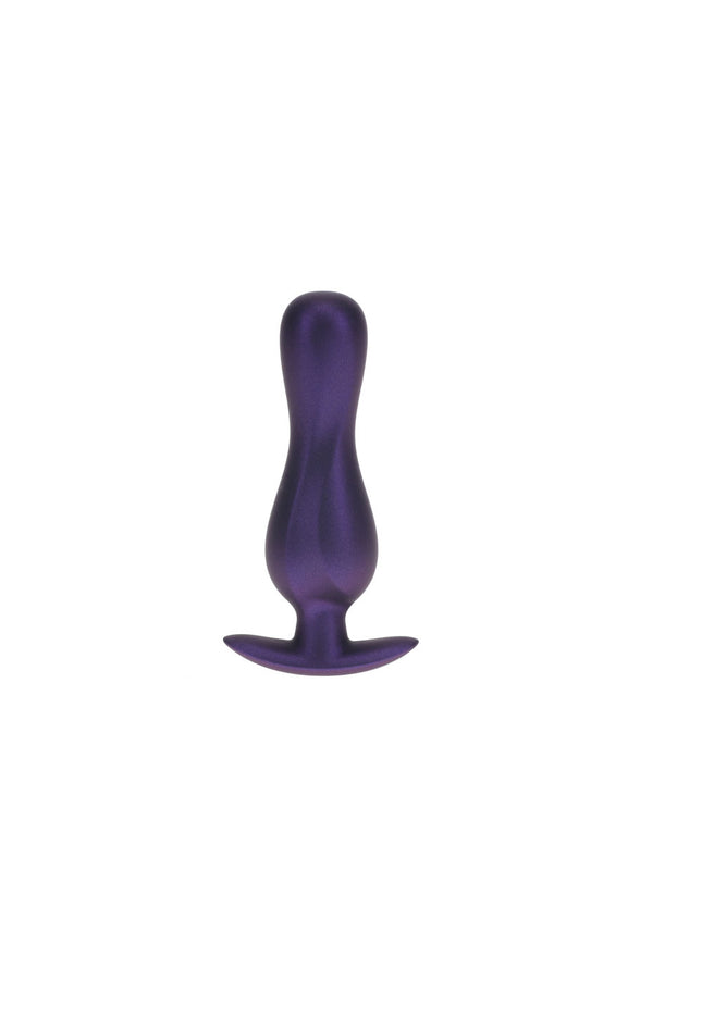 OUCH! Curvy Anal Plug - Metallic Purple - Metallic Purple 11.7 cm Butt Plug