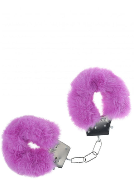 OUCH! Classic Fluffy Cuffs - Purple - Purple Fluffy Restraints