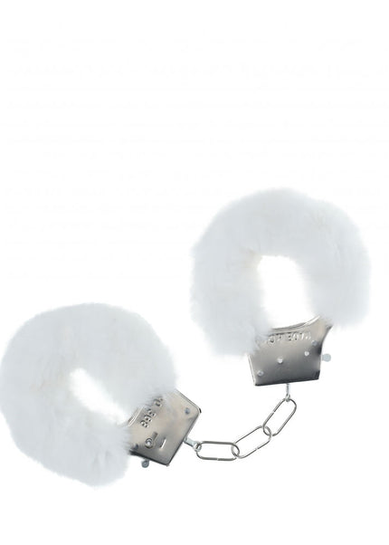 OUCH! Classic Fluffy Cuffs - White - White Fluffy Restraints