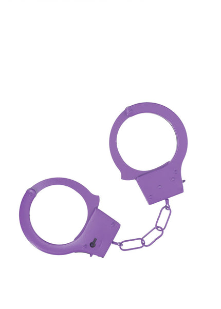 OUCH! Classic Metal Cuffs - Purple - Purple Restraints