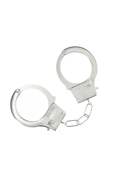OUCH! Classic Metal Cuffs - Silver - Metal Restraints