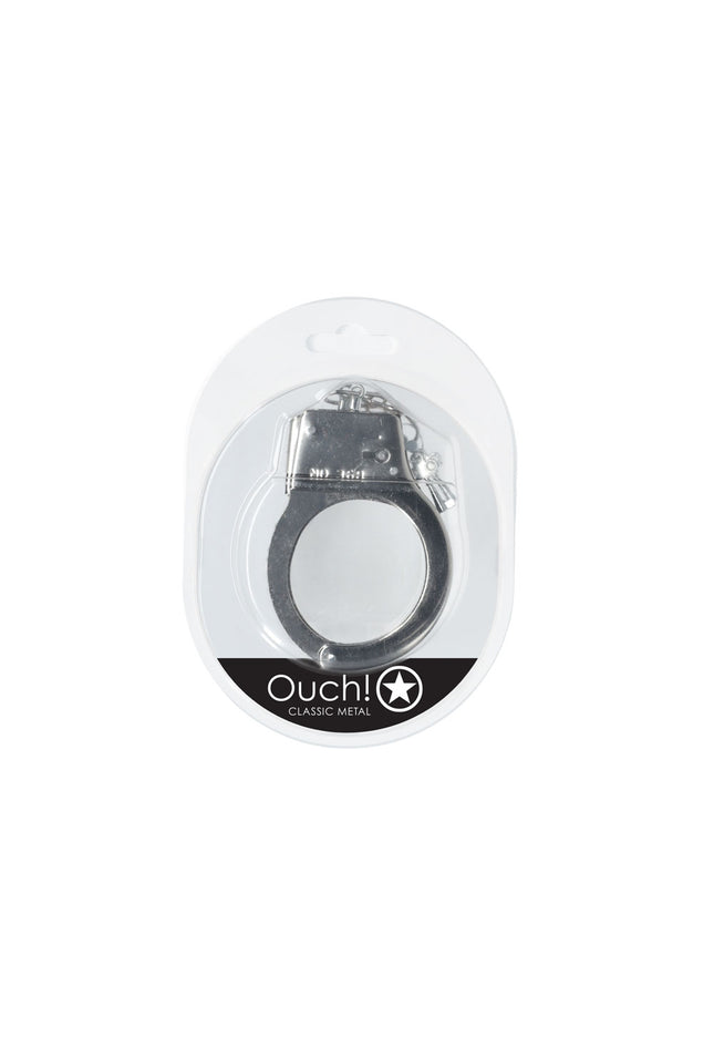 OUCH! Classic Metal Cuffs - Silver - Metal Restraints
