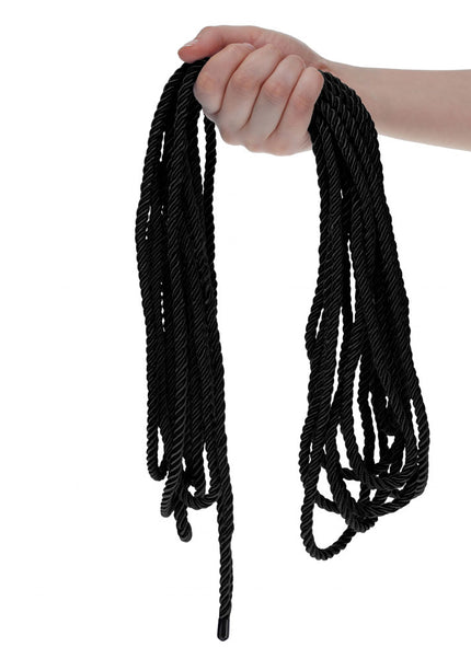 OUCH! Bondage Rope - 10 M - Black - Black Nylon Bondage Rope - 10 metre Length