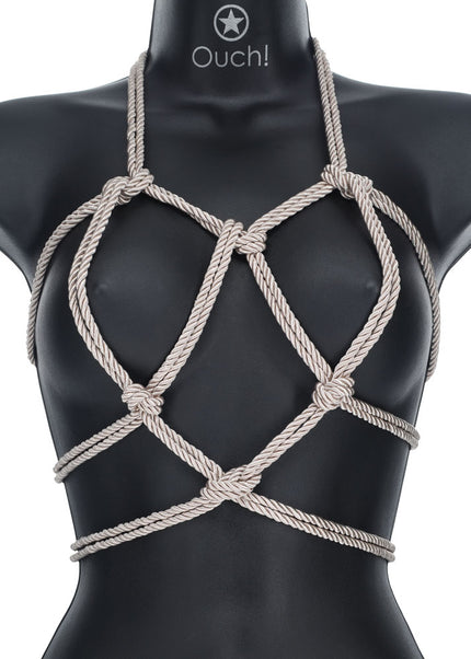 OUCH! Bondage Rope - 10 M - Gold - Gold Nylon Bondage Rope - 10 metre Length