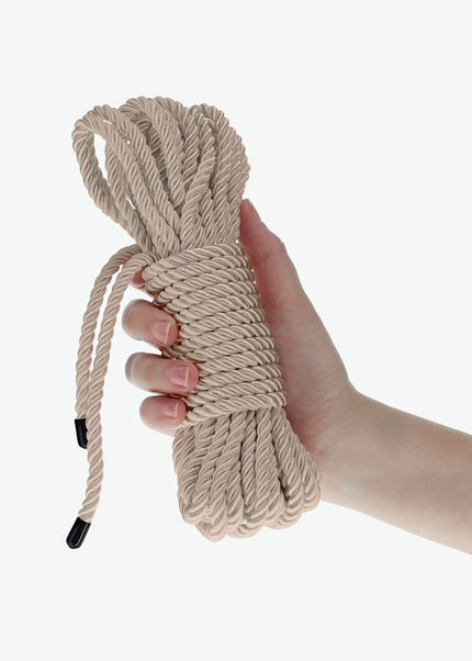 OUCH! Bondage Rope - 10 M - Gold - Gold Nylon Bondage Rope - 10 metre Length