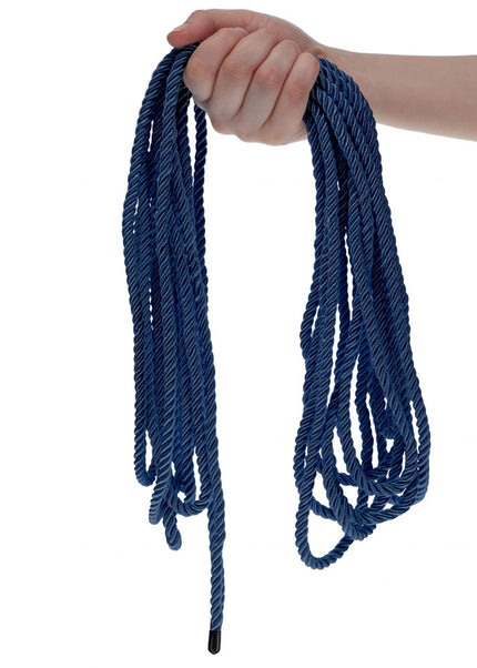 OUCH! Bondage Rope - 10 M - Navy Blue - Navy Blue Nylon Bondage Rope - 10 metre Length