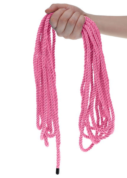 OUCH! Bondage Rope - 10 M - Pink - Pink Nylon Bondage Rope - 10 metre Length