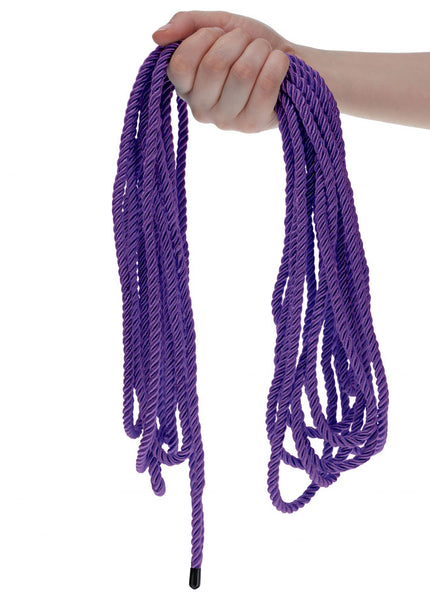 OUCH! Bondage Rope - 10 M - Purple - Purple Nylon Bondage Rope - 10 metre Length
