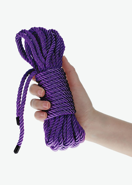 OUCH! Bondage Rope - 10 M - Purple - Purple Nylon Bondage Rope - 10 metre Length