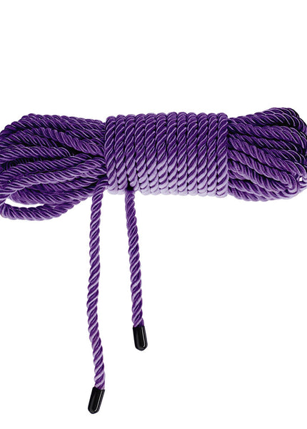 OUCH! Bondage Rope - 10 M - Purple - Purple Nylon Bondage Rope - 10 metre Length
