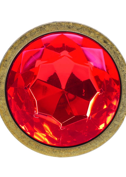 OUCH! Milan Collection - Metal Anal Plug Set - Gold - Gold Butt Plugs with Gem Bases - Set of 3 Sizes