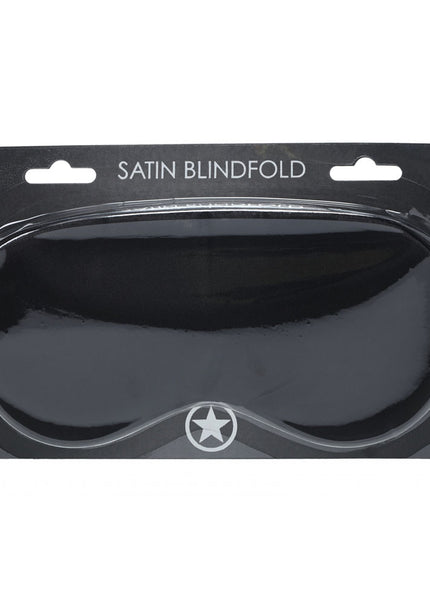 OUCH! Satin Mask - Black - Black Eye Mask