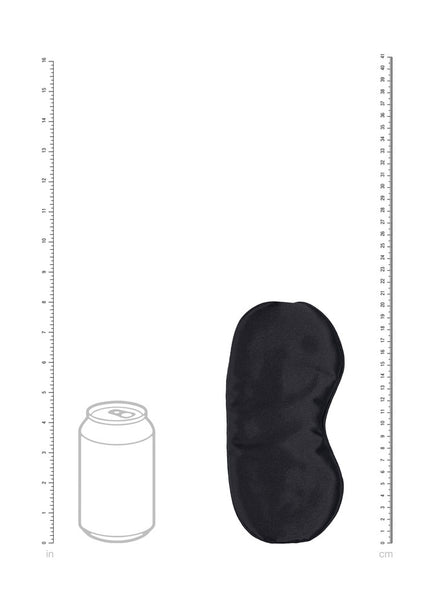 OUCH! Satin Mask - Black - Black Eye Mask