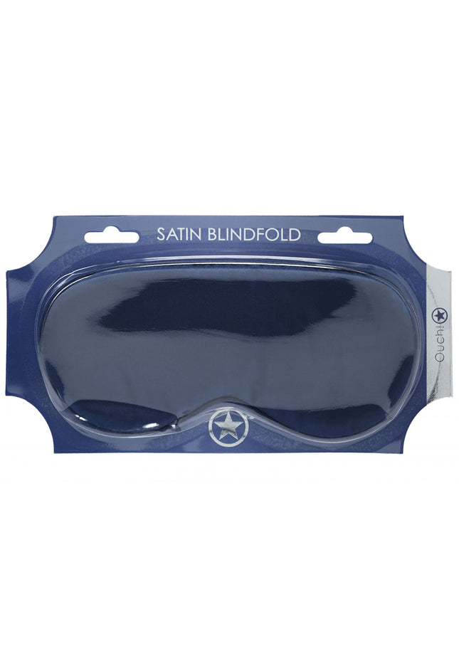 OUCH! Satin Mask - Navy - Navy Blue Eye Mask