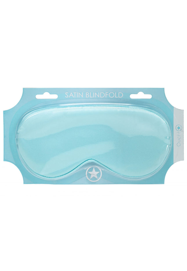 OUCH! Satin Mask - Powder Blue - Powder Blue Eye Mask