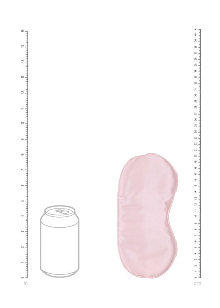 OUCH! Satin Mask - Powder Pink - Powder Pink Eye Mask