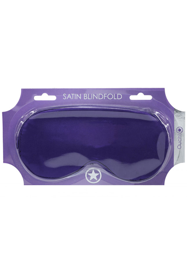 OUCH! Satin Mask - Purple - Purple Eye Mask