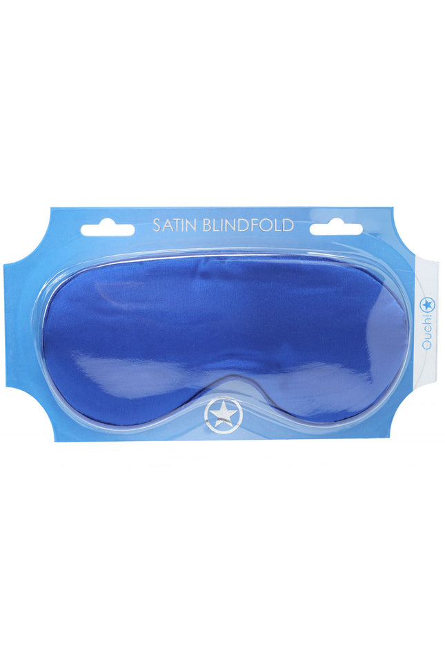 OUCH! Satin Mask - Royal Blue - Royal Blue Eye Mask