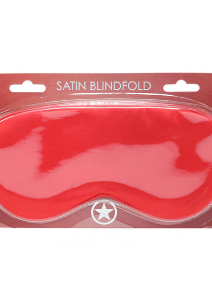 OUCH! Satin Mask - Red - Red Eye Mask