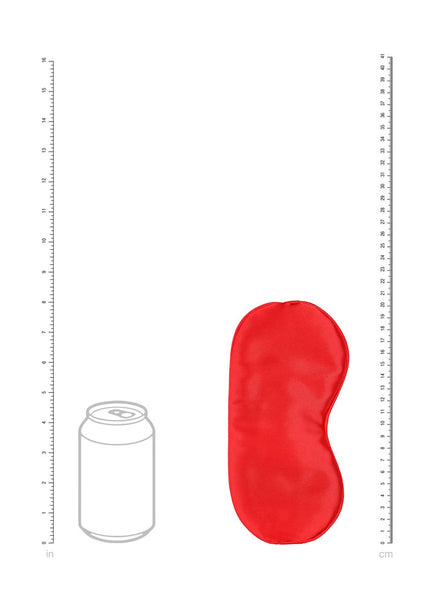 OUCH! Satin Mask - Red - Red Eye Mask