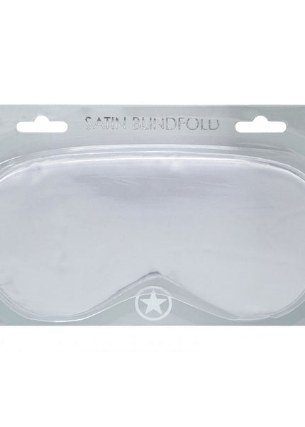 OUCH! Satin Mask - Silver - Silver Eye Mask