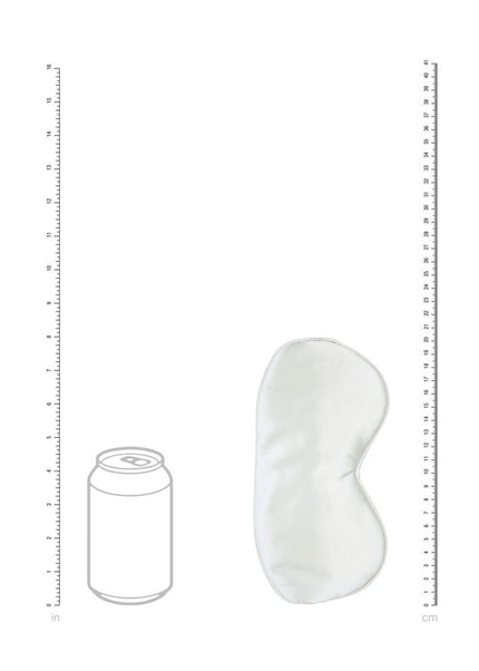 OUCH! Satin Mask - Silver - Silver Eye Mask