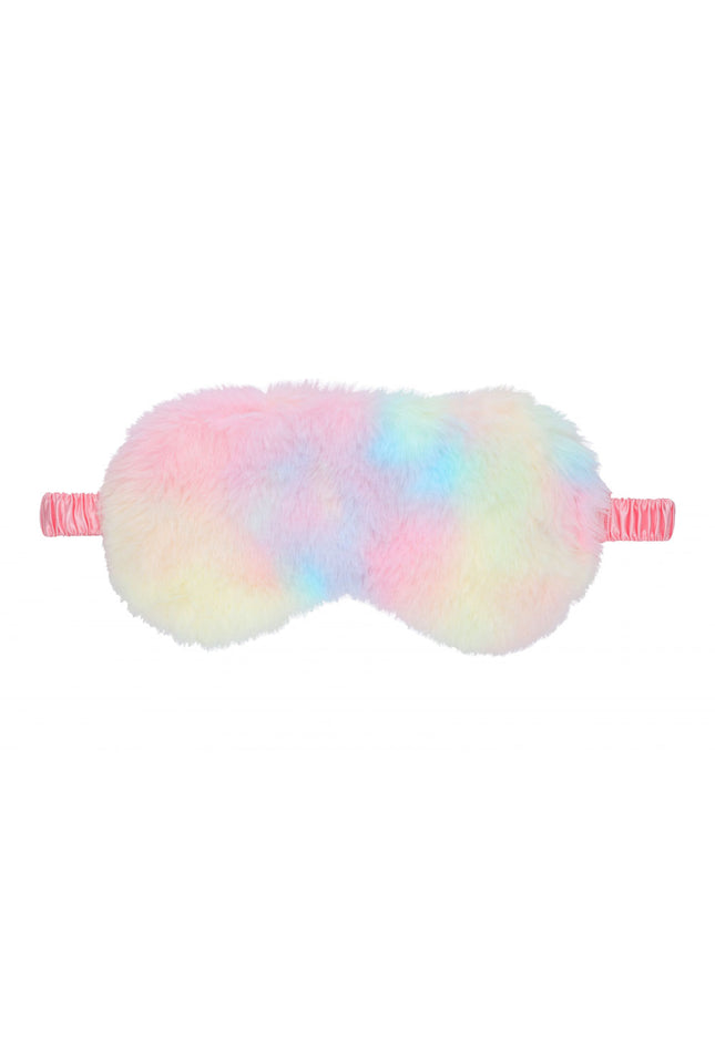 OUCH! Fluffy Mask - Multicolour 1 - Coloured Fluffy Eye Mask