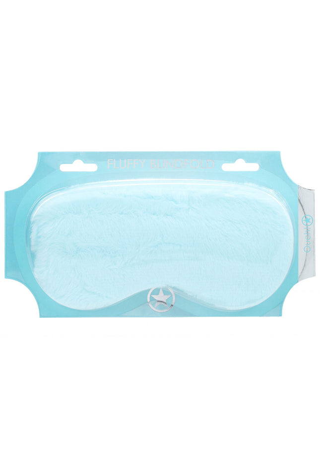 OUCH! Fluffy Mask - Powder Blue - Powder Blue Fluffy Eye Mask