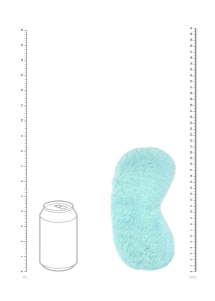 OUCH! Fluffy Mask - Powder Blue - Powder Blue Fluffy Eye Mask