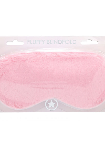 OUCH! Fluffy Mask - Powder Pink - Pink Fluffy Eye Mask