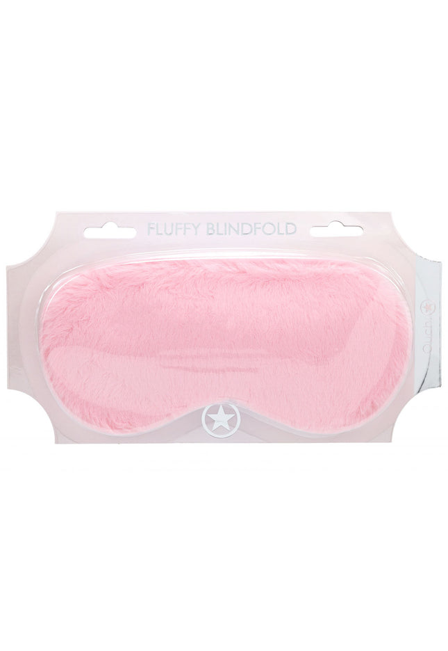 OUCH! Fluffy Mask - Powder Pink - Pink Fluffy Eye Mask