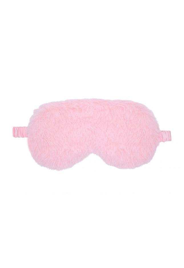 OUCH! Fluffy Mask - Powder Pink - Pink Fluffy Eye Mask