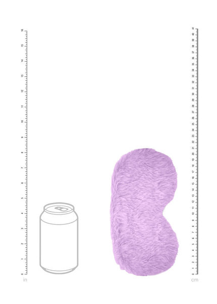 OUCH! Fluffy Mask - Purple - Purple Fluffy Eye Mask