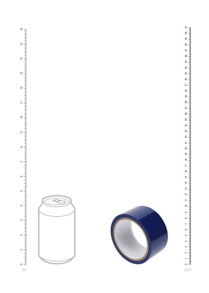 OUCH! PVC Non-Stick Tape - Navy - Navy Blue Bondage Tape - 20 metre Length