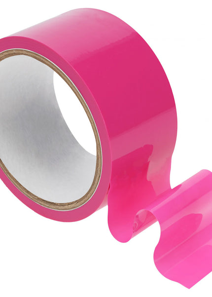 OUCH! PVC Non-Stick Tape - Pink - Pink Bondage Tape - 20 metre Length