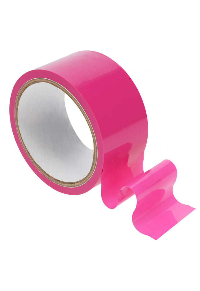 OUCH! PVC Non-Stick Tape - Pink - Pink Bondage Tape - 20 metre Length